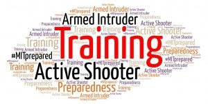 active shooter training word cloud