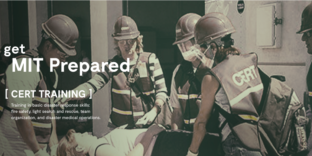 cert training | MIT Emergency Management